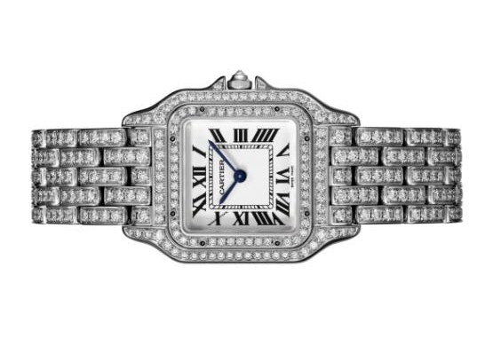 The diamond copy Panthère De Cartier HPI01130 watches are worth for ladies.