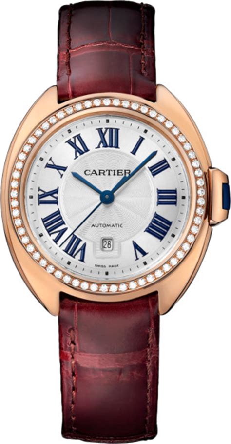 The luxury fake Clé De Cartier WJCL0047 watches are made from 18k rose gold.